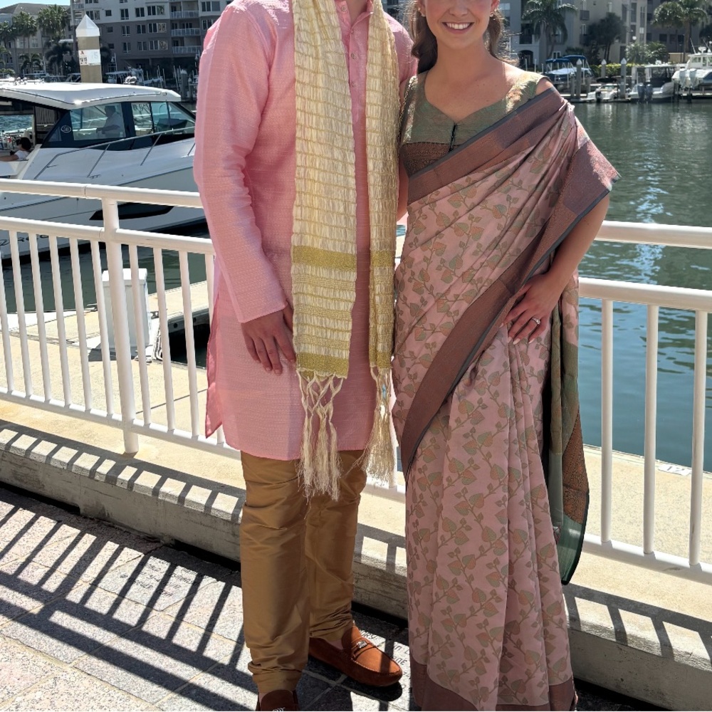 Classic Pink Men’s Kurta - Elegant Traditional Wear
